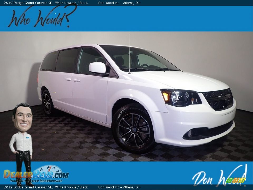 2019 Dodge Grand Caravan SE White Knuckle / Black Photo #1