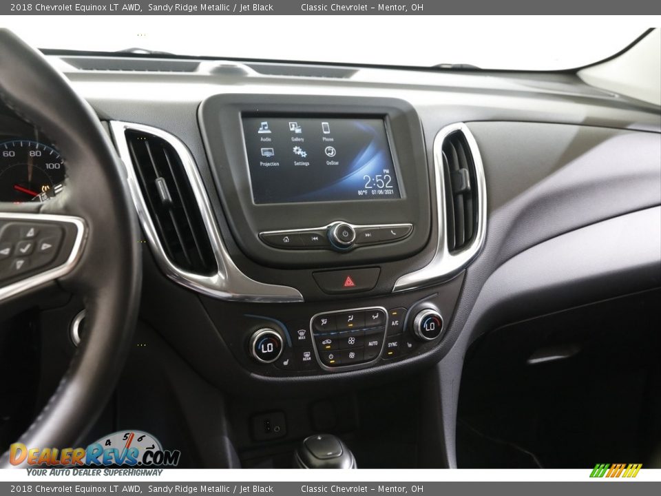 2018 Chevrolet Equinox LT AWD Sandy Ridge Metallic / Jet Black Photo #9