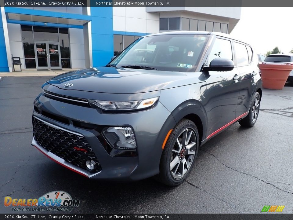 2020 Kia Soul GT-Line Gravity Gray / Black Photo #2