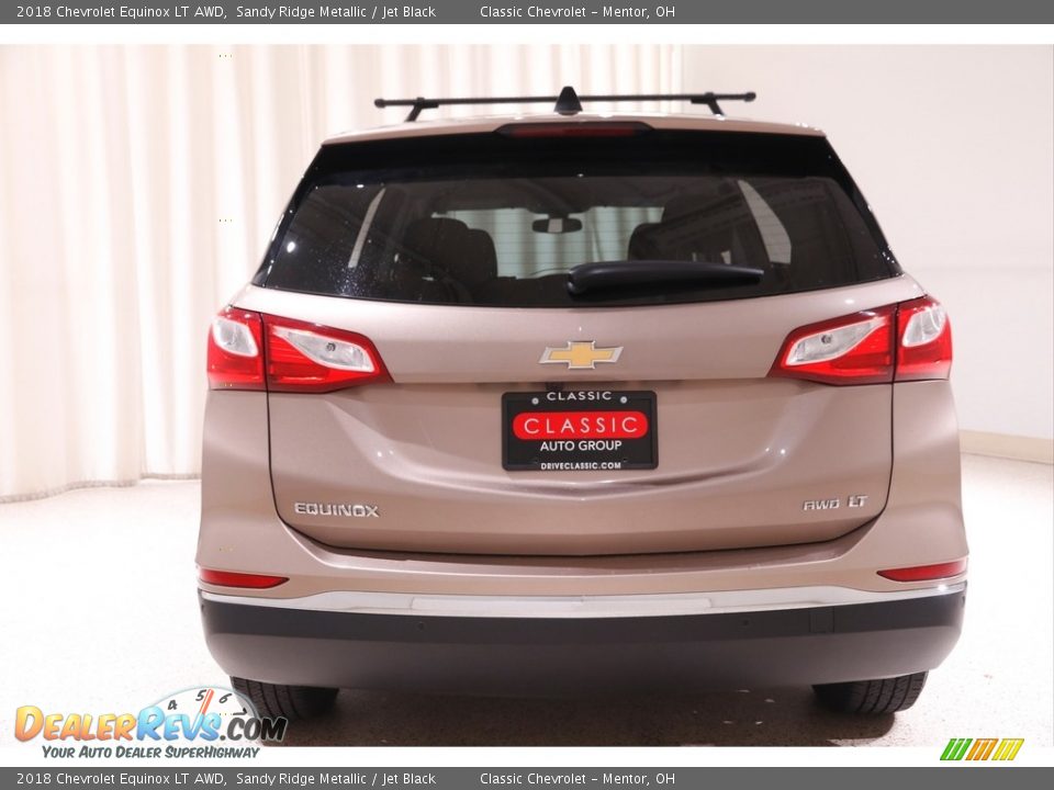 2018 Chevrolet Equinox LT AWD Sandy Ridge Metallic / Jet Black Photo #16