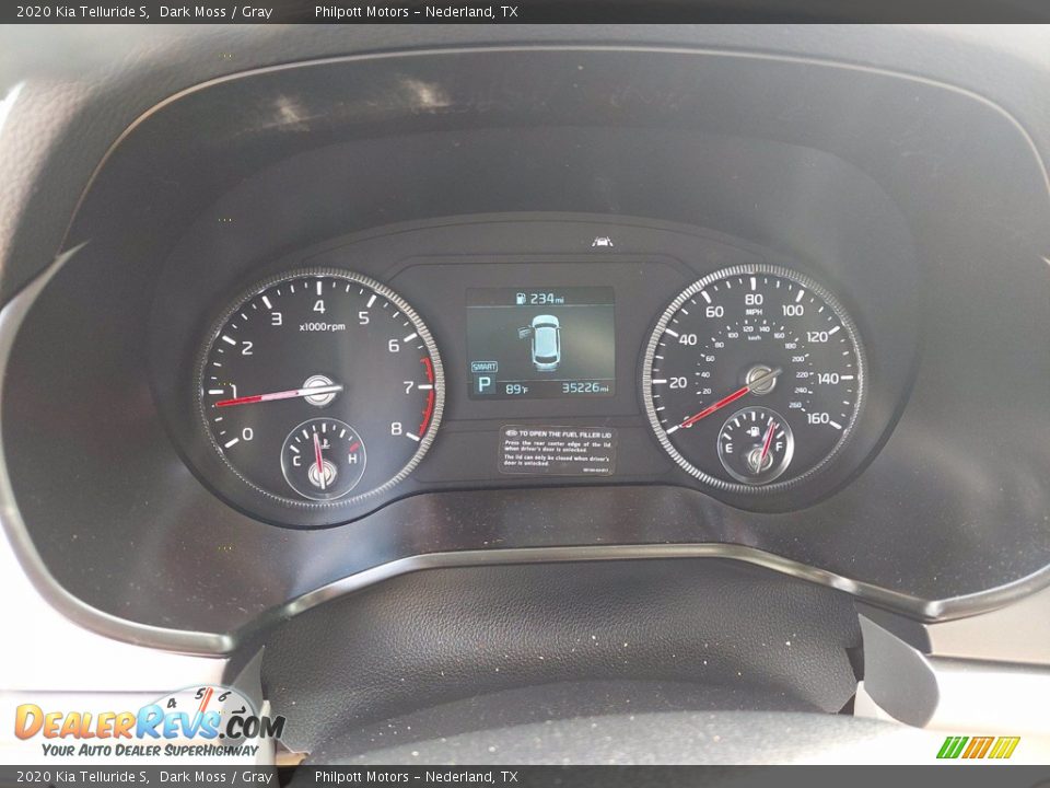 2020 Kia Telluride S Dark Moss / Gray Photo #24