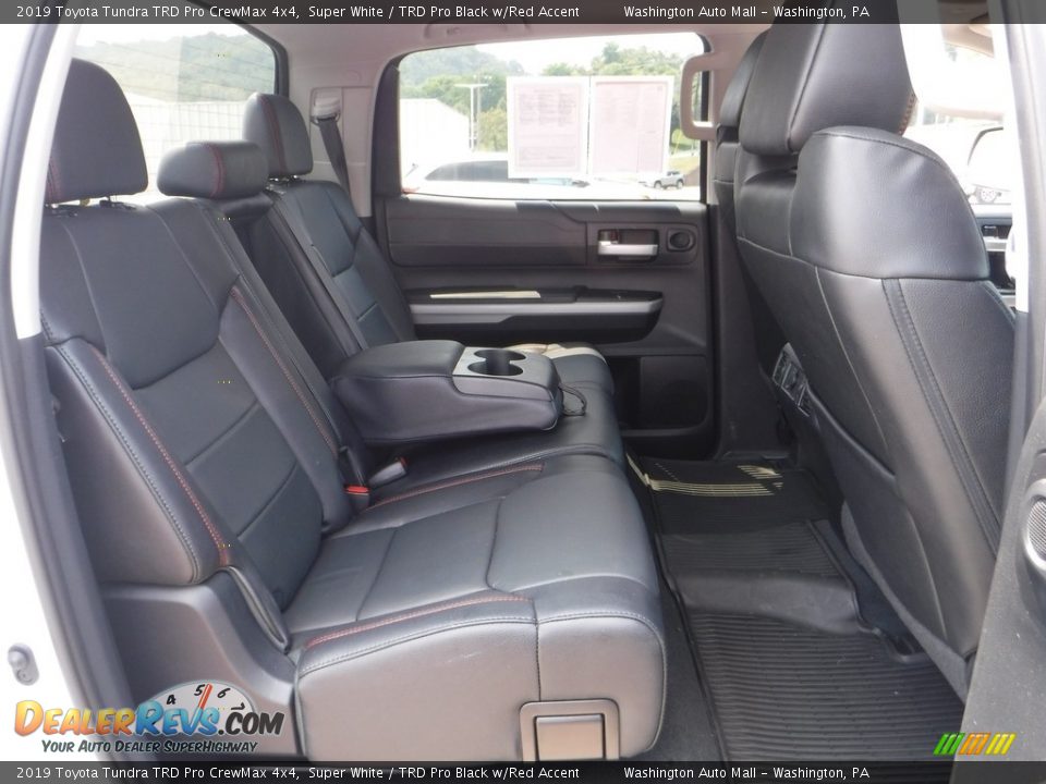Rear Seat of 2019 Toyota Tundra TRD Pro CrewMax 4x4 Photo #33