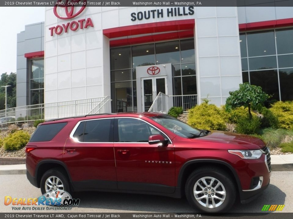 2019 Chevrolet Traverse LT AWD Cajun Red Tintcoat / Jet Black Photo #2
