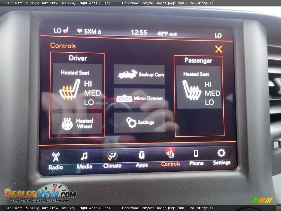 2021 Ram 1500 Big Horn Crew Cab 4x4 Bright White / Black Photo #2