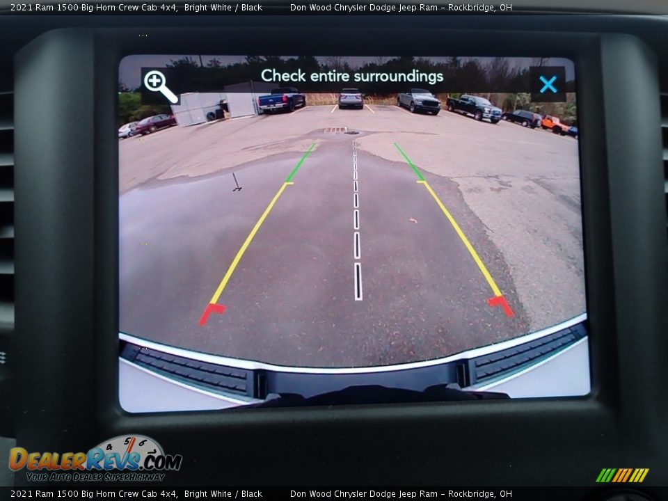 2021 Ram 1500 Big Horn Crew Cab 4x4 Bright White / Black Photo #3