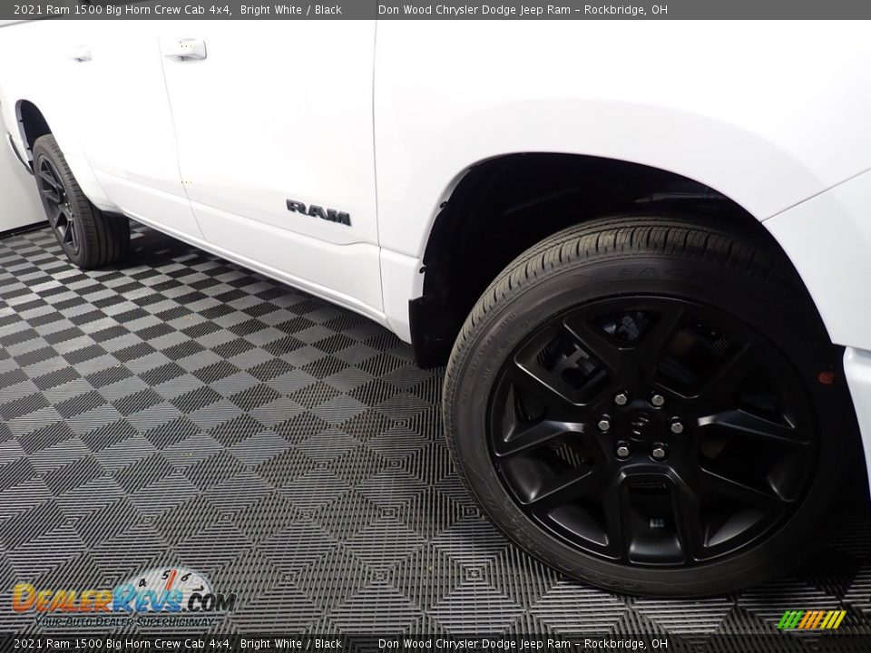 2021 Ram 1500 Big Horn Crew Cab 4x4 Bright White / Black Photo #5