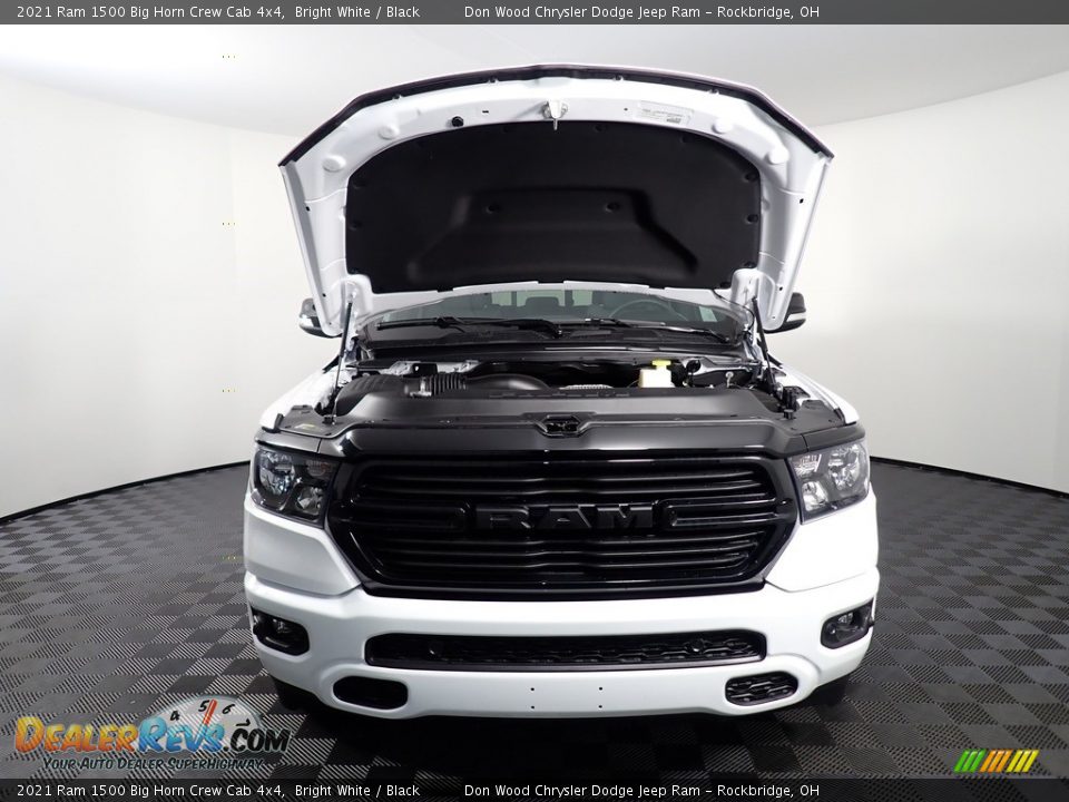 2021 Ram 1500 Big Horn Crew Cab 4x4 Bright White / Black Photo #7