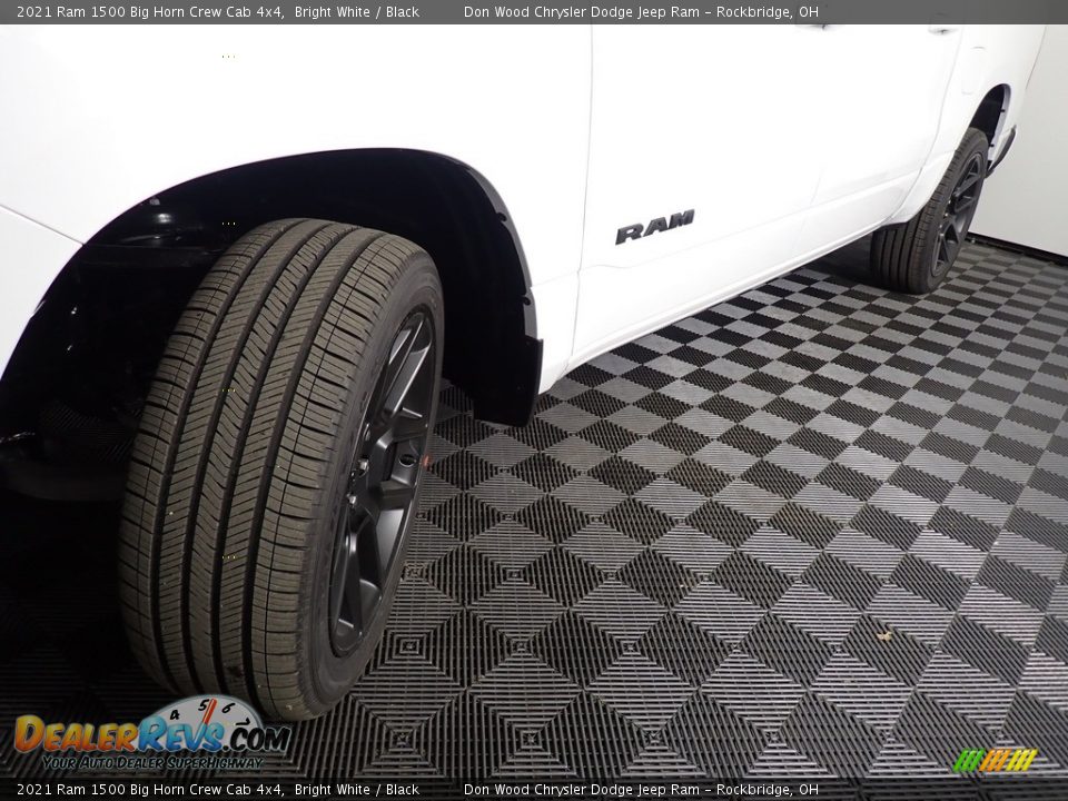 2021 Ram 1500 Big Horn Crew Cab 4x4 Bright White / Black Photo #10