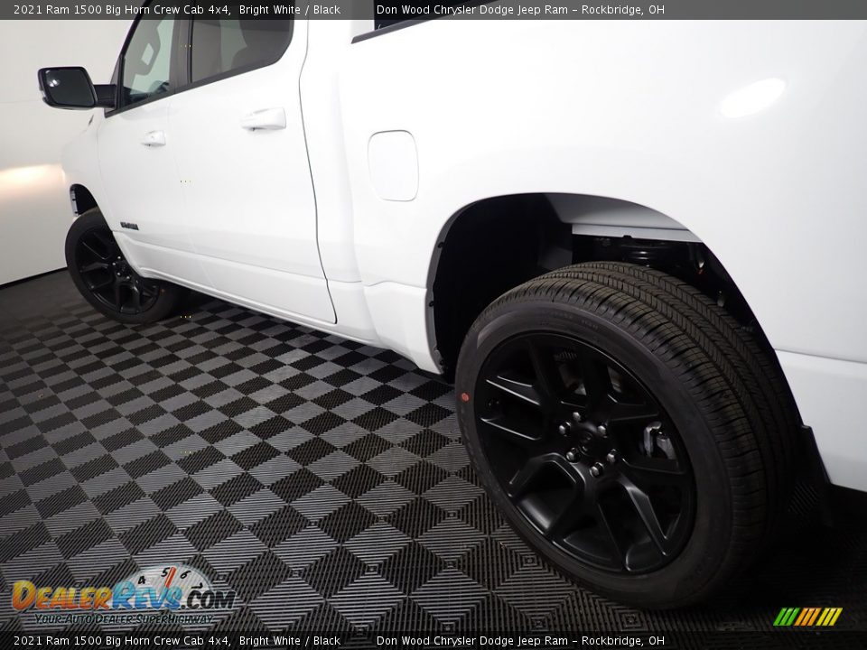 2021 Ram 1500 Big Horn Crew Cab 4x4 Bright White / Black Photo #11