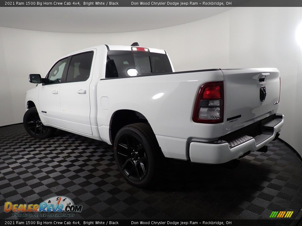 2021 Ram 1500 Big Horn Crew Cab 4x4 Bright White / Black Photo #12