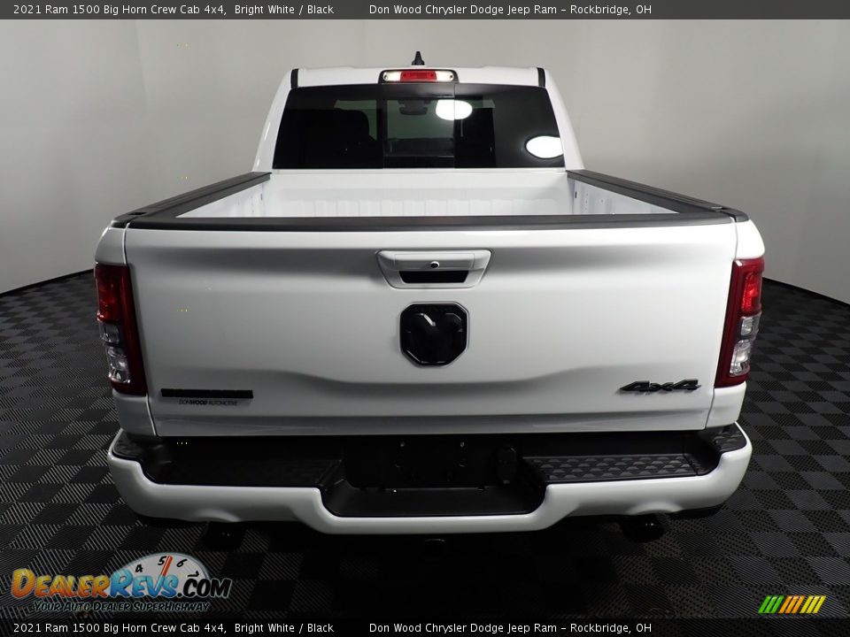 2021 Ram 1500 Big Horn Crew Cab 4x4 Bright White / Black Photo #13