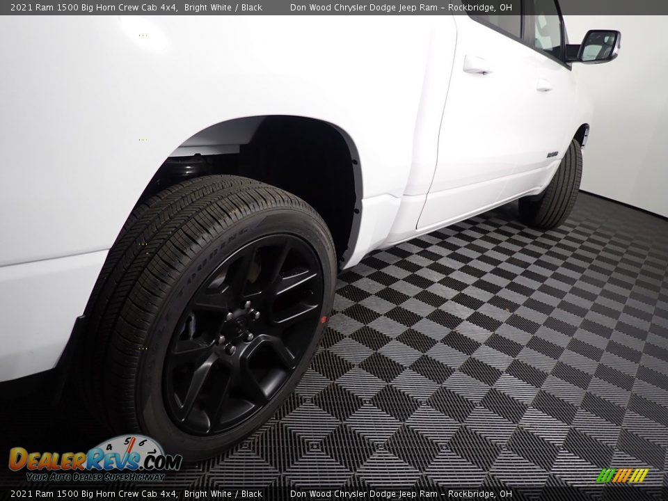 2021 Ram 1500 Big Horn Crew Cab 4x4 Bright White / Black Photo #15