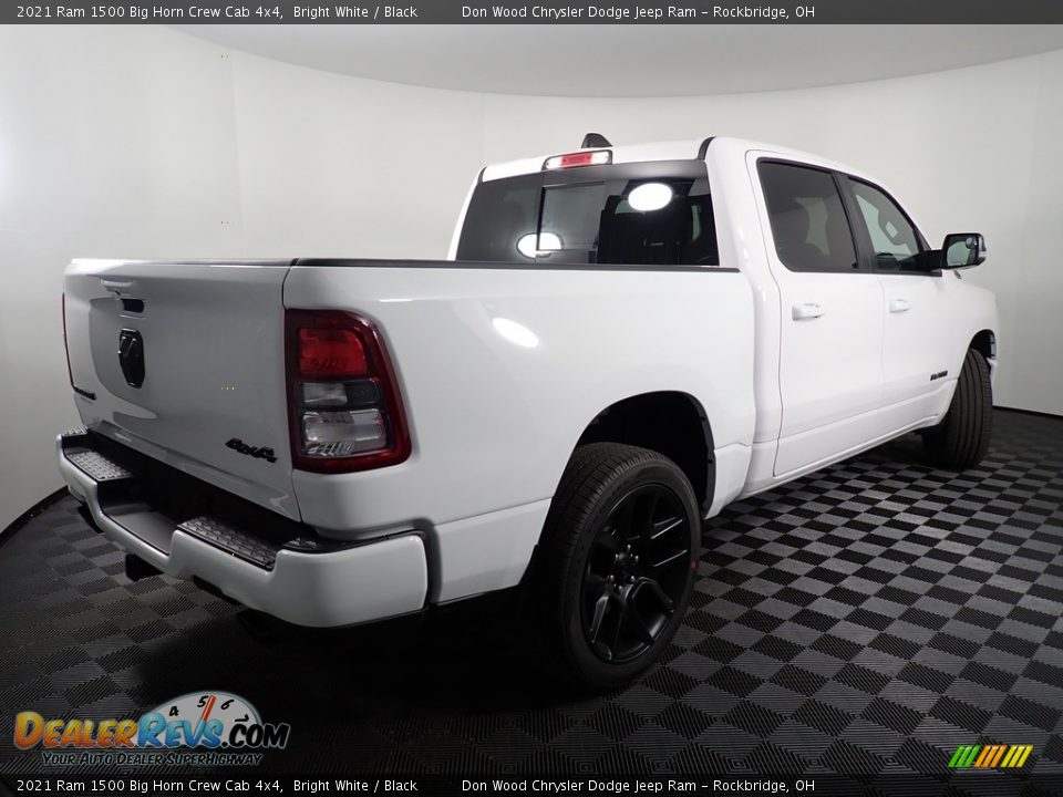 2021 Ram 1500 Big Horn Crew Cab 4x4 Bright White / Black Photo #16