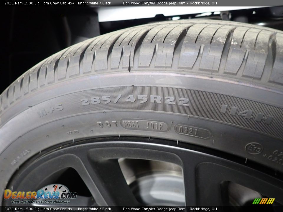 2021 Ram 1500 Big Horn Crew Cab 4x4 Bright White / Black Photo #17