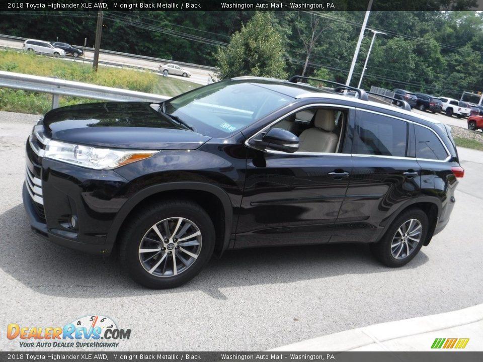 2018 Toyota Highlander XLE AWD Midnight Black Metallic / Black Photo #16