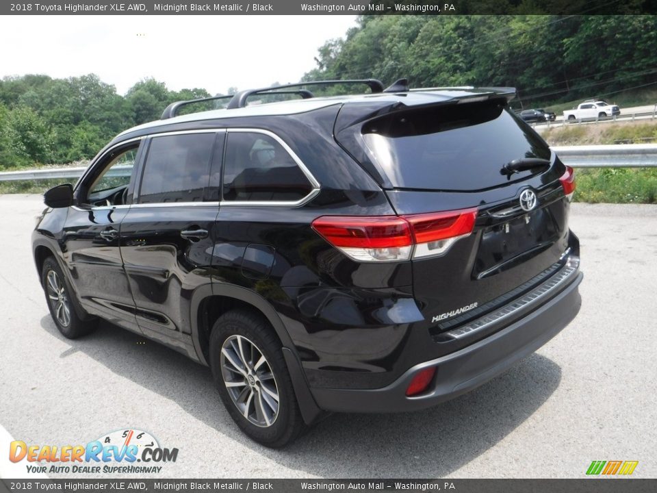 2018 Toyota Highlander XLE AWD Midnight Black Metallic / Black Photo #17