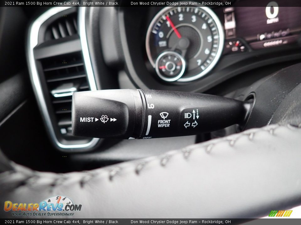 2021 Ram 1500 Big Horn Crew Cab 4x4 Bright White / Black Photo #23