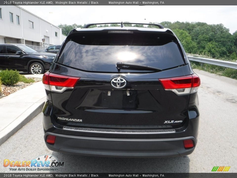 2018 Toyota Highlander XLE AWD Midnight Black Metallic / Black Photo #18