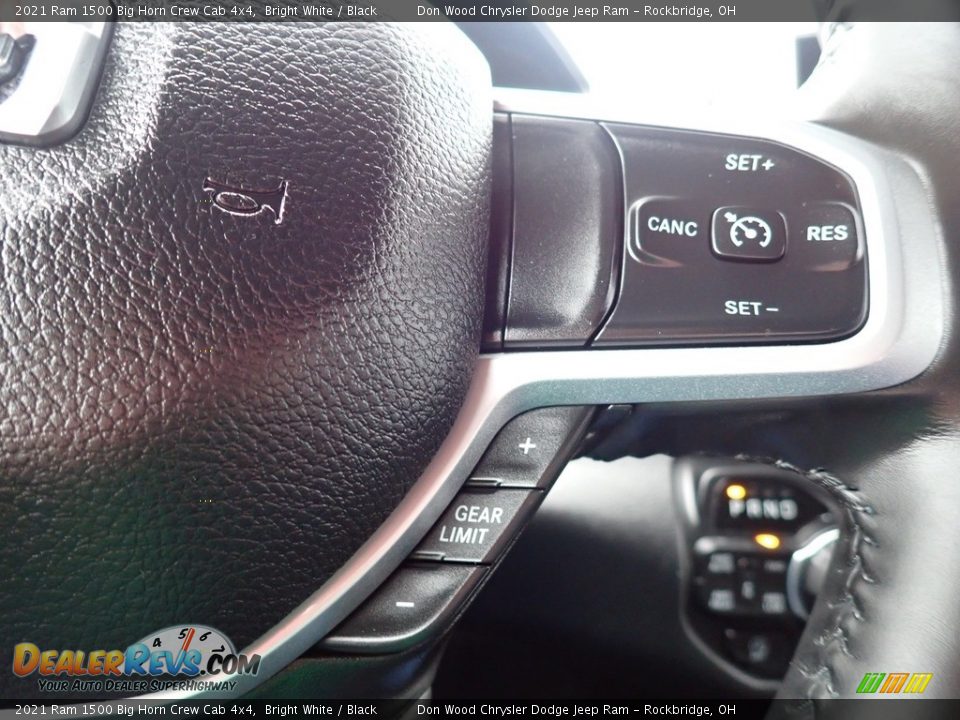 2021 Ram 1500 Big Horn Crew Cab 4x4 Bright White / Black Photo #25
