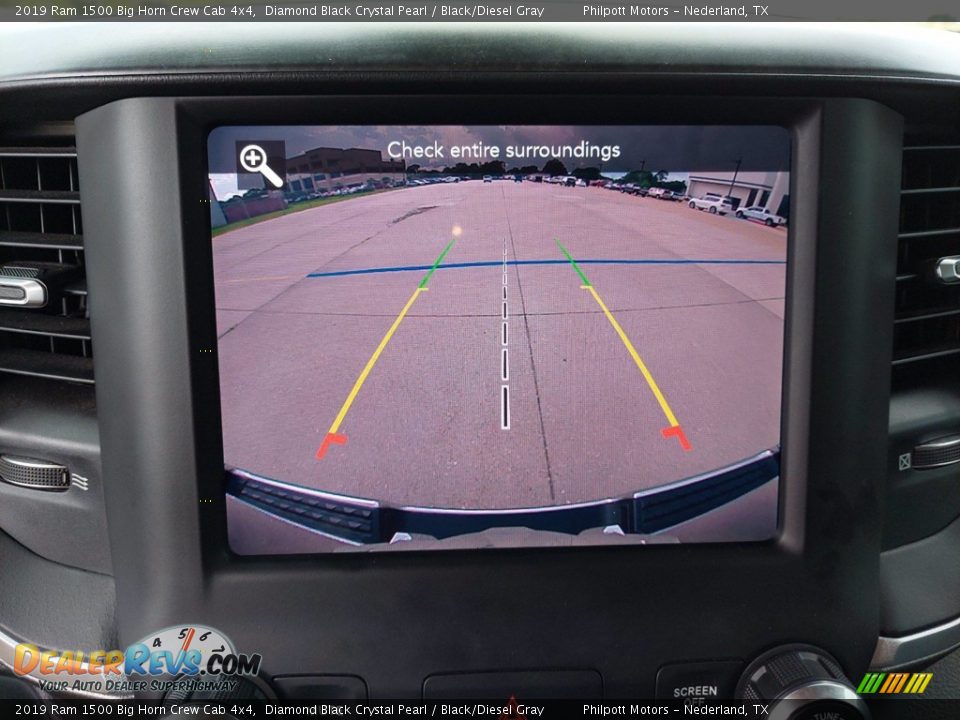 2019 Ram 1500 Big Horn Crew Cab 4x4 Diamond Black Crystal Pearl / Black/Diesel Gray Photo #21