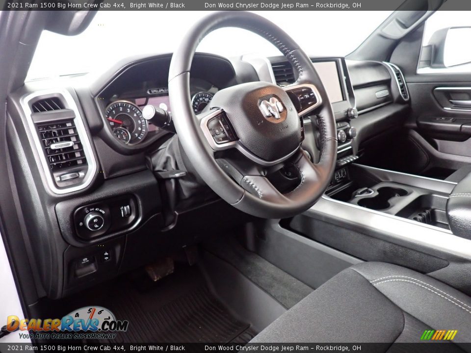 2021 Ram 1500 Big Horn Crew Cab 4x4 Bright White / Black Photo #29