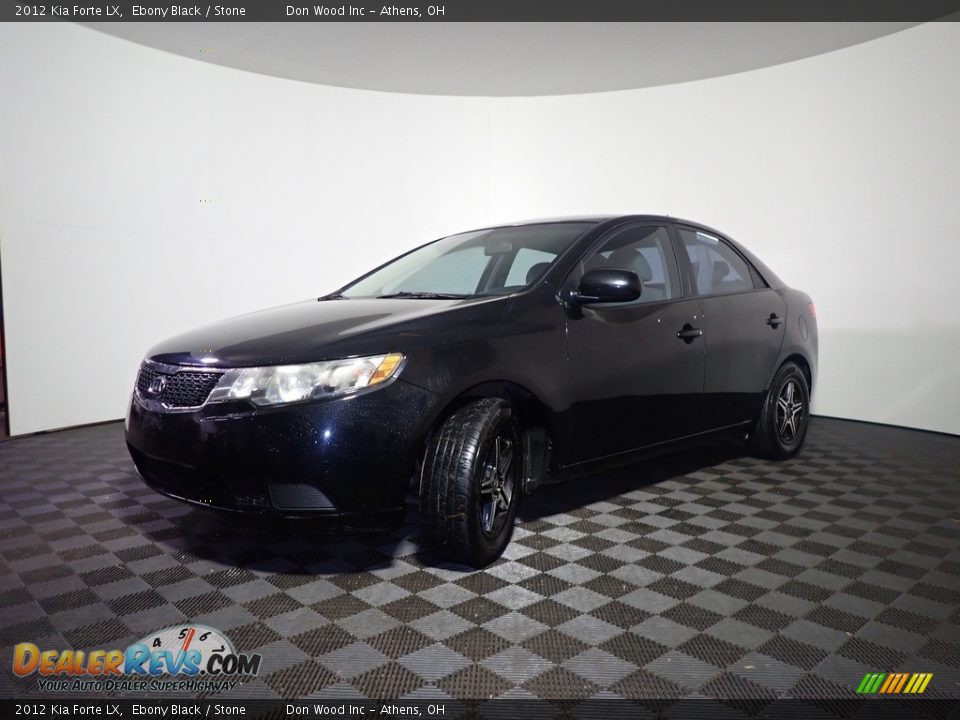 2012 Kia Forte LX Ebony Black / Stone Photo #7