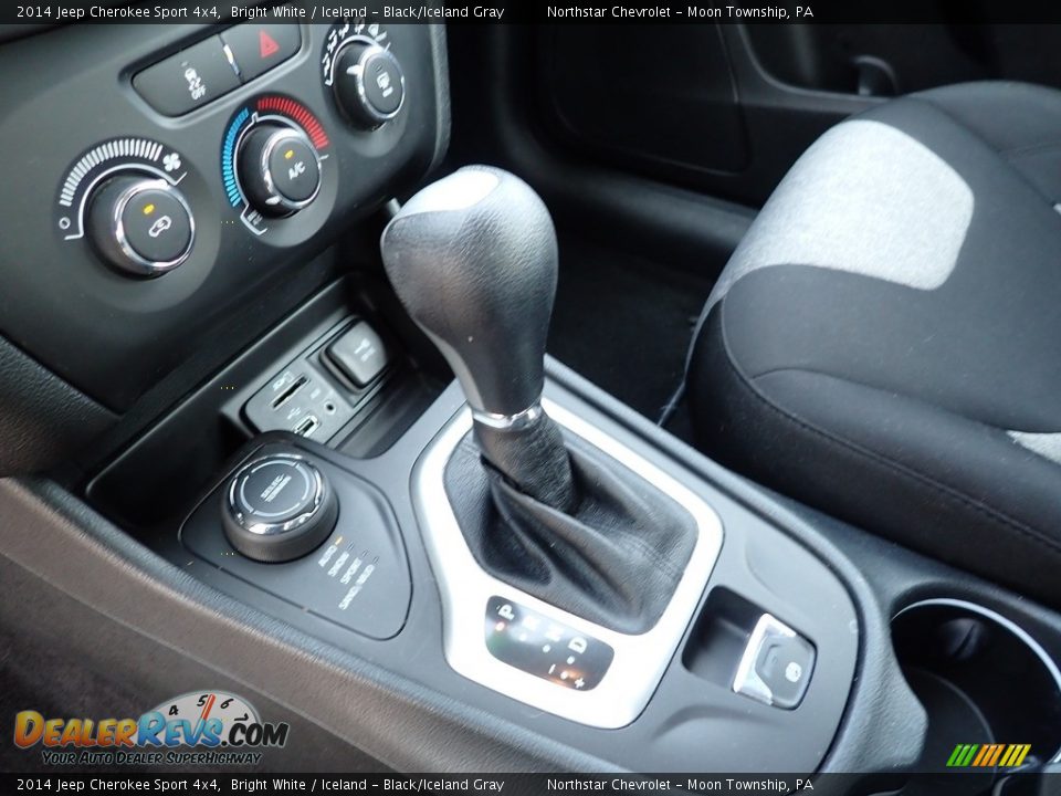 2014 Jeep Cherokee Sport 4x4 Bright White / Iceland - Black/Iceland Gray Photo #25