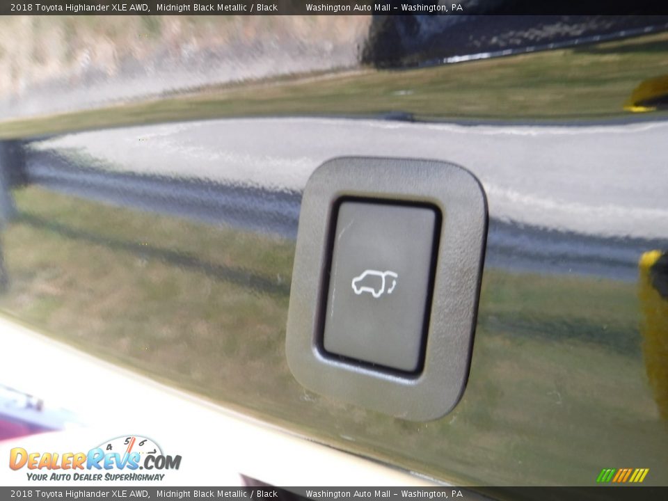 2018 Toyota Highlander XLE AWD Midnight Black Metallic / Black Photo #31