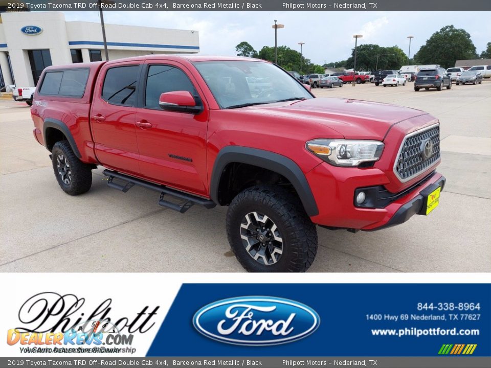 2019 Toyota Tacoma TRD Off-Road Double Cab 4x4 Barcelona Red Metallic / Black Photo #1