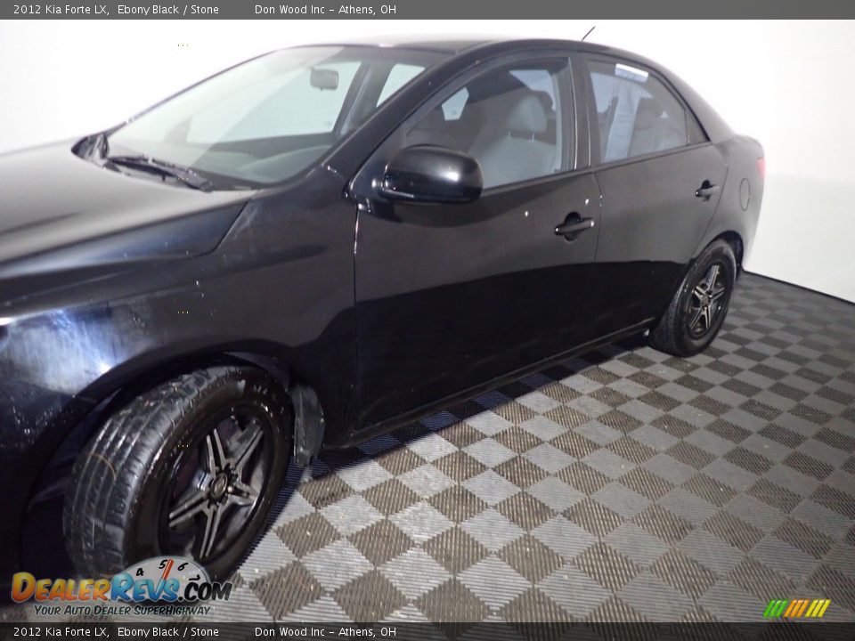 2012 Kia Forte LX Ebony Black / Stone Photo #9