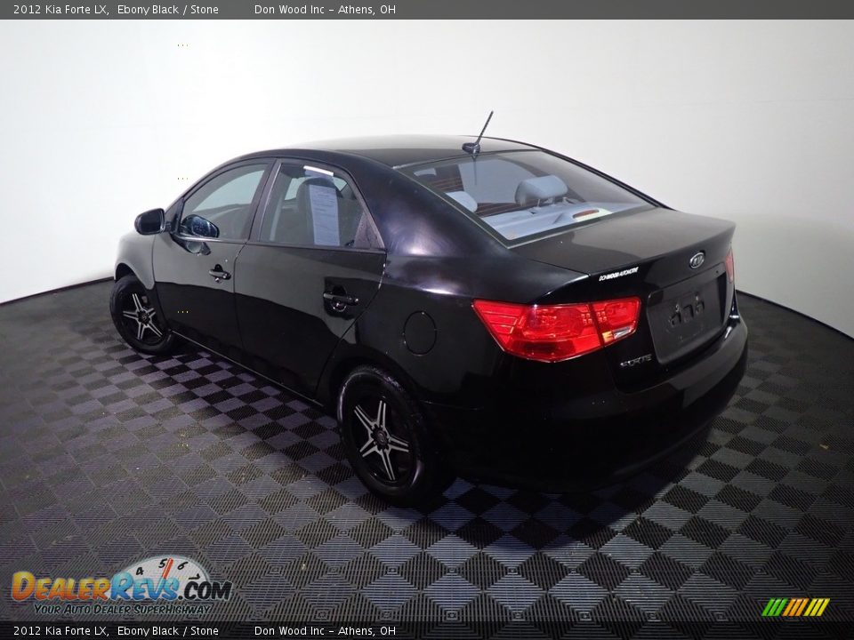 2012 Kia Forte LX Ebony Black / Stone Photo #11