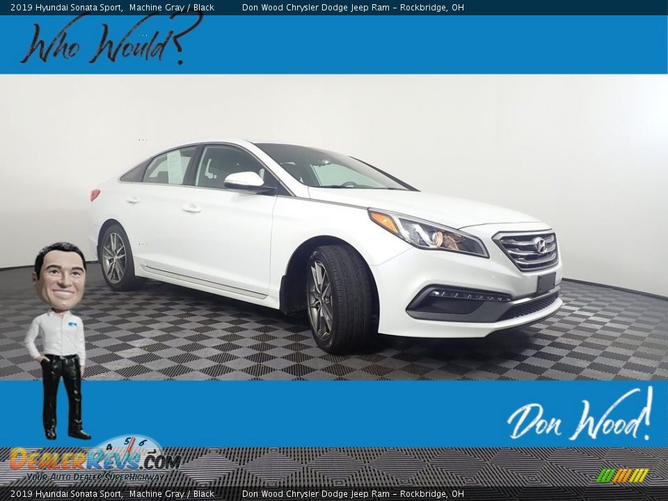 2019 Hyundai Sonata Sport Machine Gray / Black Photo #1