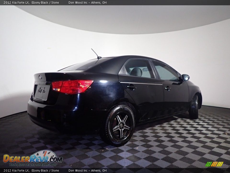 2012 Kia Forte LX Ebony Black / Stone Photo #14