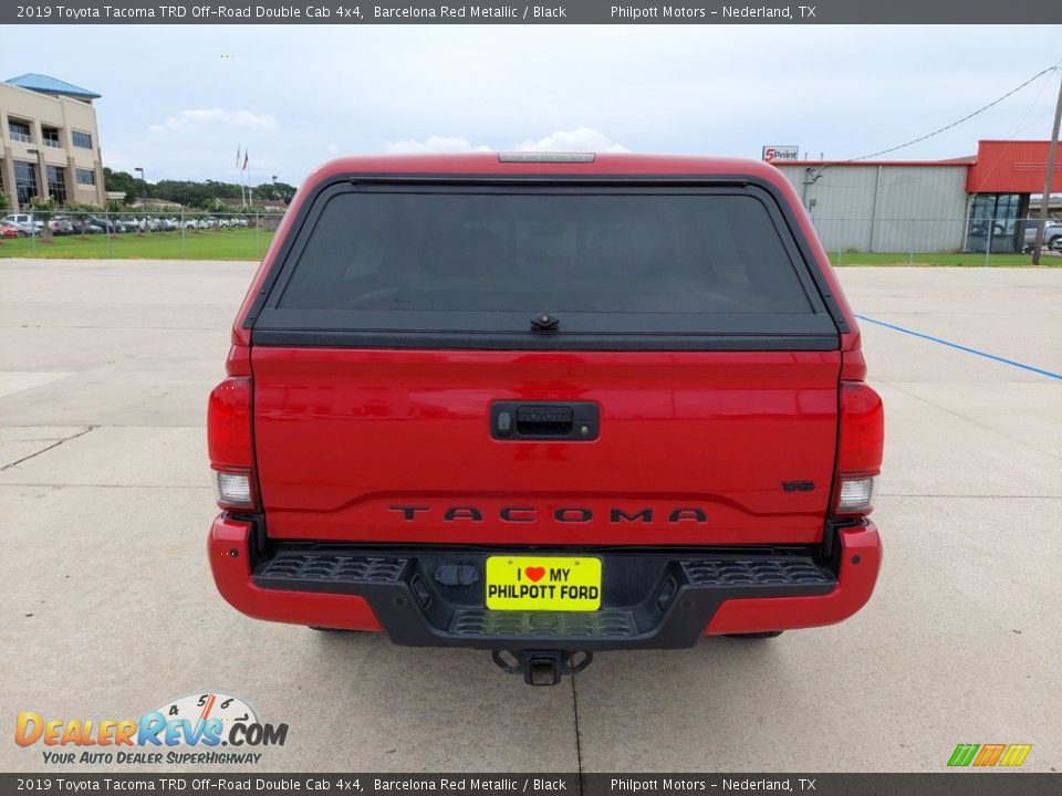 2019 Toyota Tacoma TRD Off-Road Double Cab 4x4 Barcelona Red Metallic / Black Photo #6