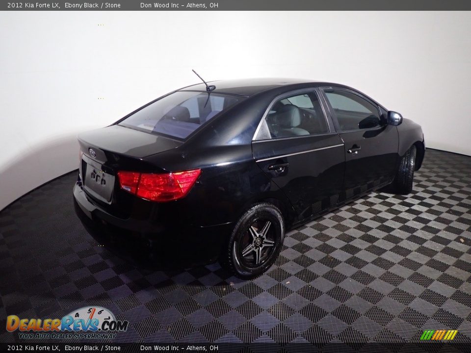 2012 Kia Forte LX Ebony Black / Stone Photo #15