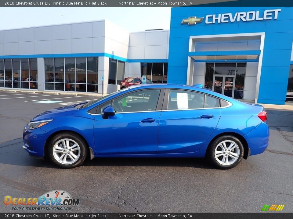 2018 Chevrolet Cruze LT Kinetic Blue Metallic / Jet Black Photo #3