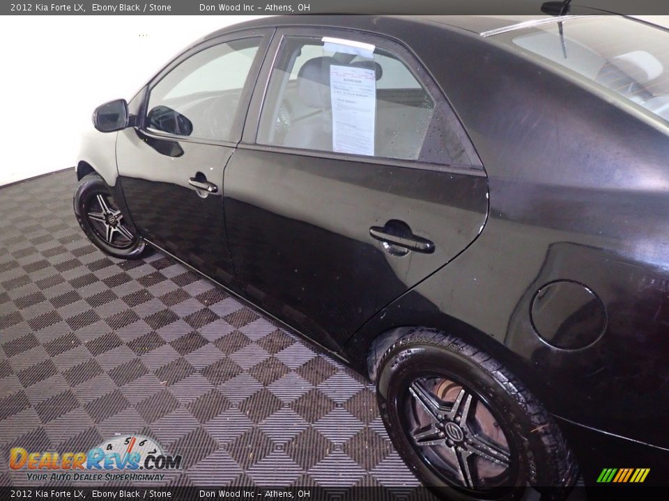 2012 Kia Forte LX Ebony Black / Stone Photo #16