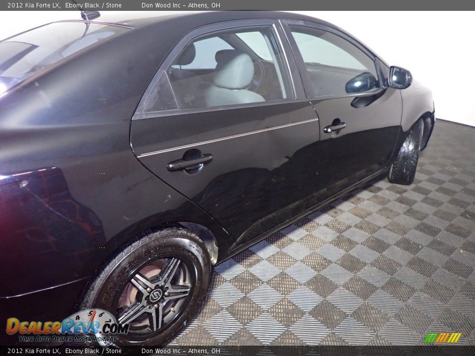 2012 Kia Forte LX Ebony Black / Stone Photo #17