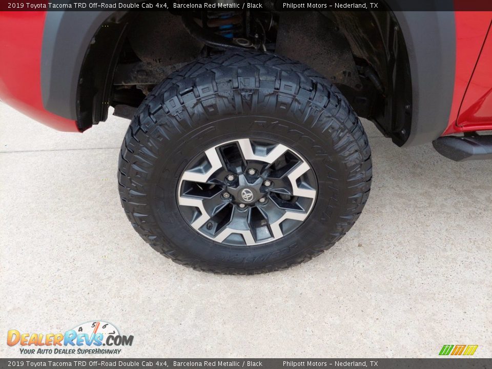 2019 Toyota Tacoma TRD Off-Road Double Cab 4x4 Barcelona Red Metallic / Black Photo #9