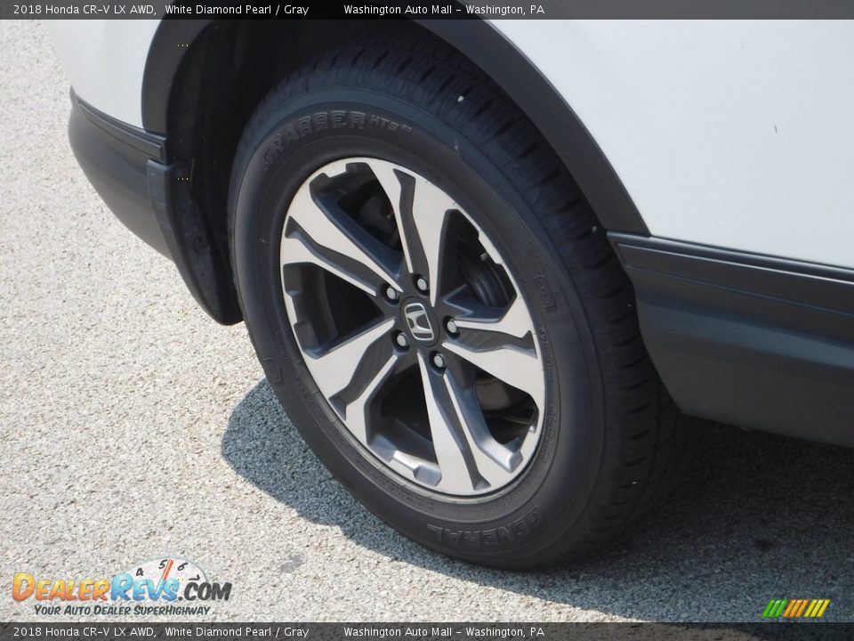 2018 Honda CR-V LX AWD White Diamond Pearl / Gray Photo #8