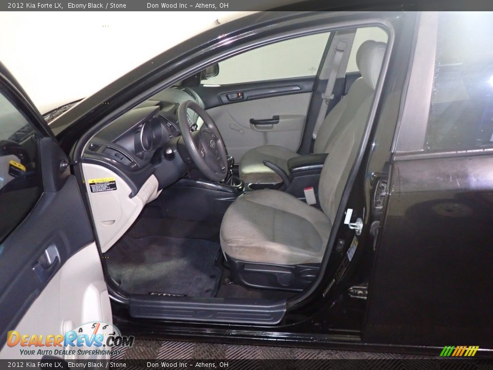 2012 Kia Forte LX Ebony Black / Stone Photo #19