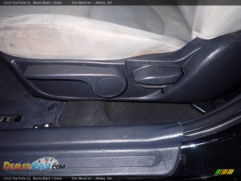 2012 Kia Forte LX Ebony Black / Stone Photo #20