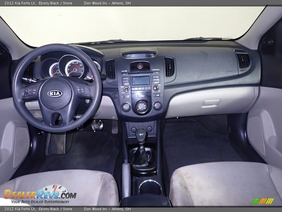 2012 Kia Forte LX Ebony Black / Stone Photo #21