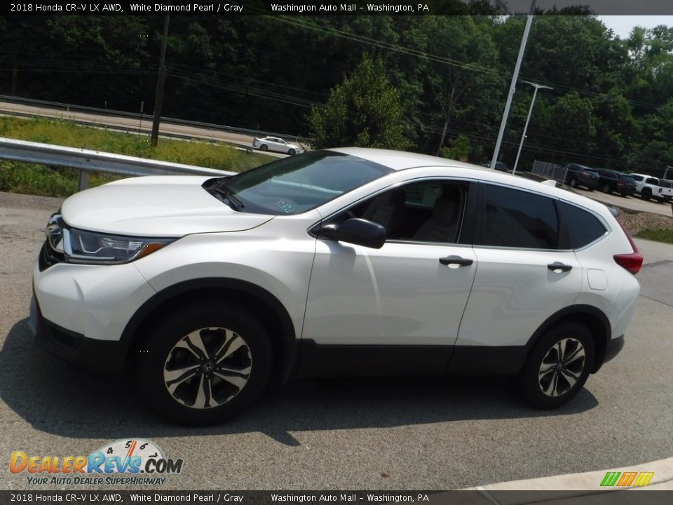 2018 Honda CR-V LX AWD White Diamond Pearl / Gray Photo #11