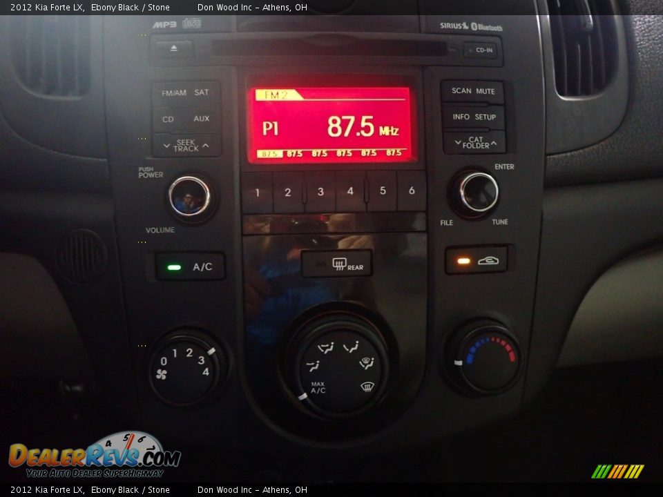 2012 Kia Forte LX Ebony Black / Stone Photo #23