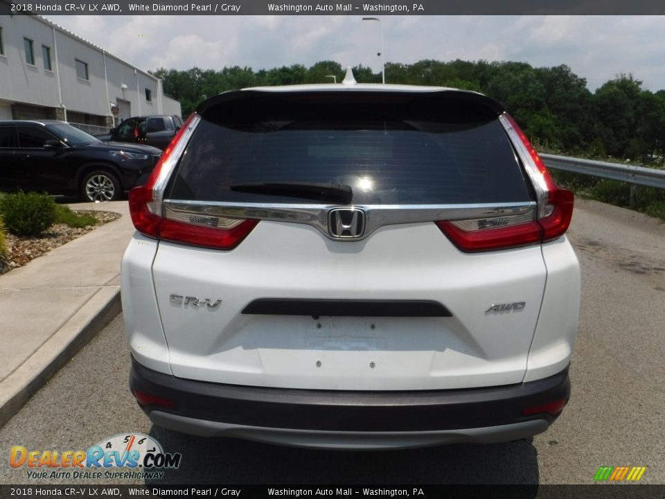 2018 Honda CR-V LX AWD White Diamond Pearl / Gray Photo #13