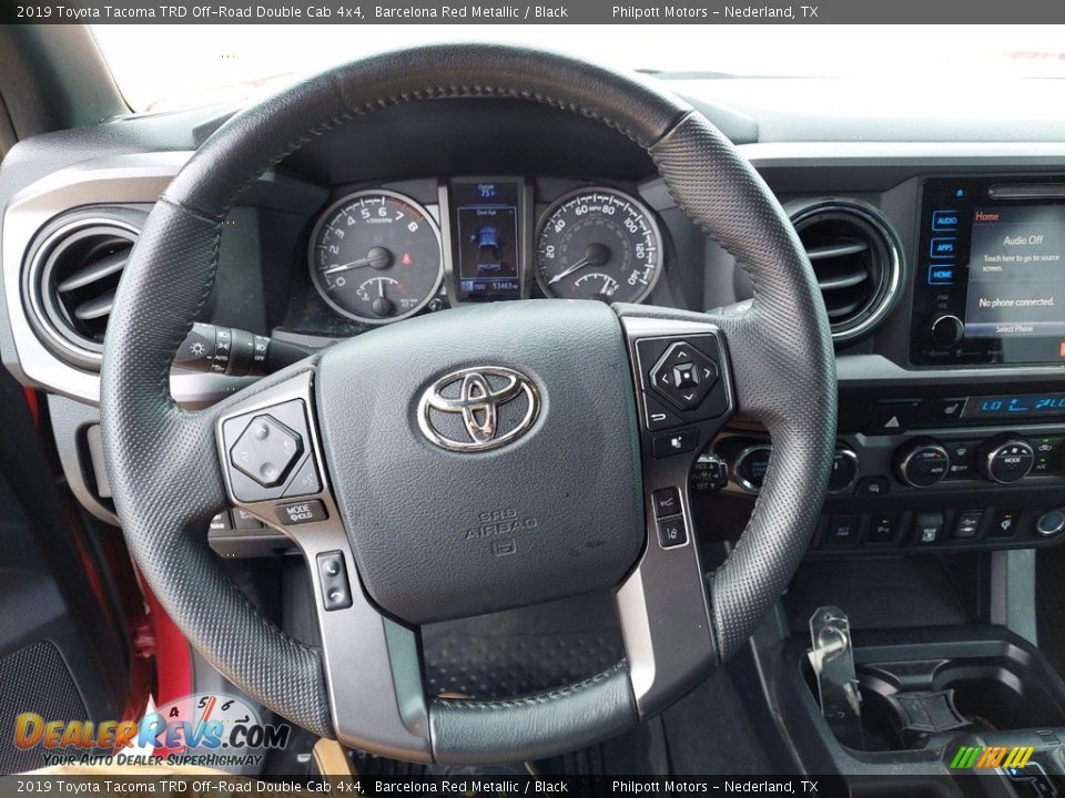 2019 Toyota Tacoma TRD Off-Road Double Cab 4x4 Barcelona Red Metallic / Black Photo #15