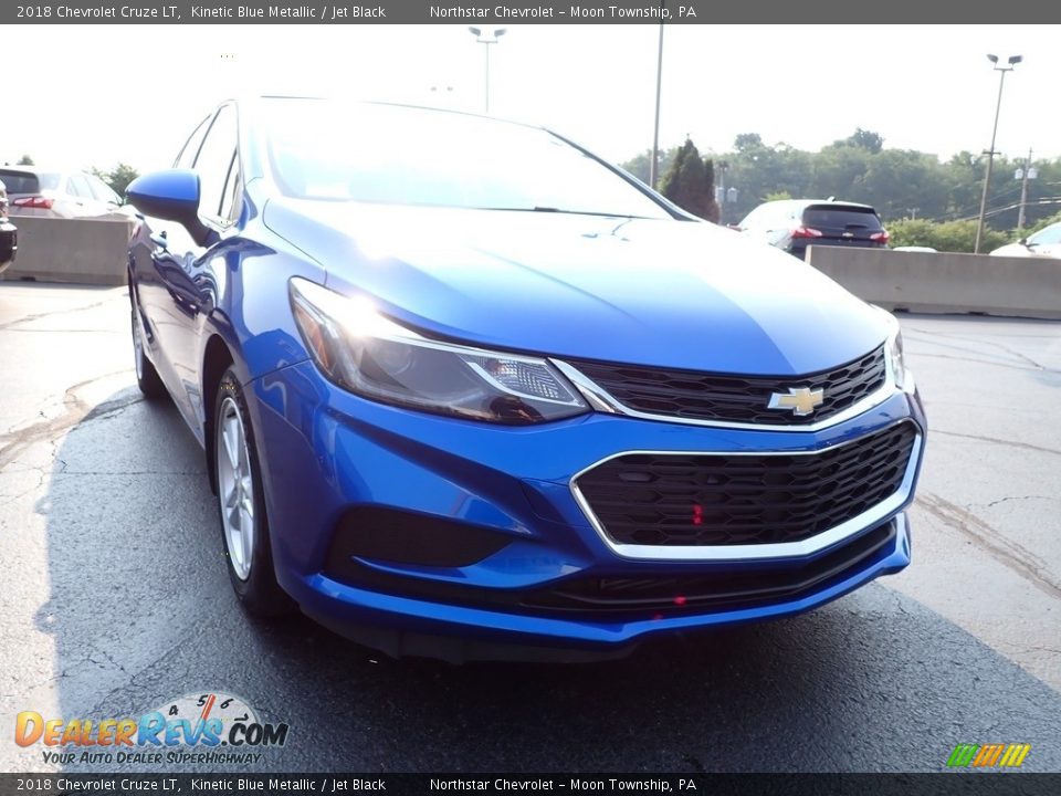 2018 Chevrolet Cruze LT Kinetic Blue Metallic / Jet Black Photo #12