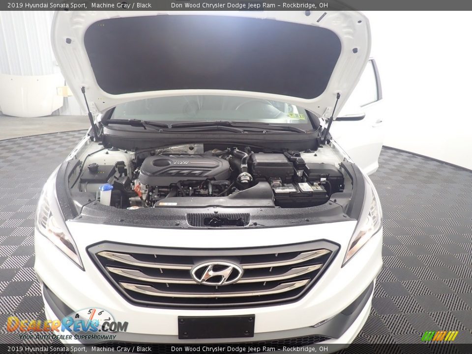 2019 Hyundai Sonata Sport Machine Gray / Black Photo #11