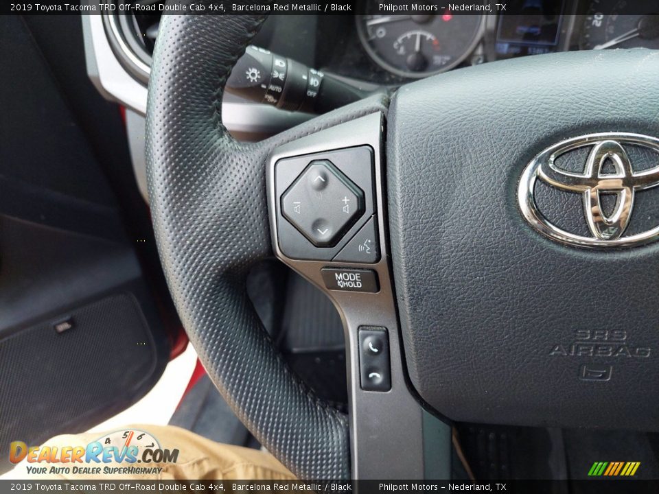 2019 Toyota Tacoma TRD Off-Road Double Cab 4x4 Barcelona Red Metallic / Black Photo #16